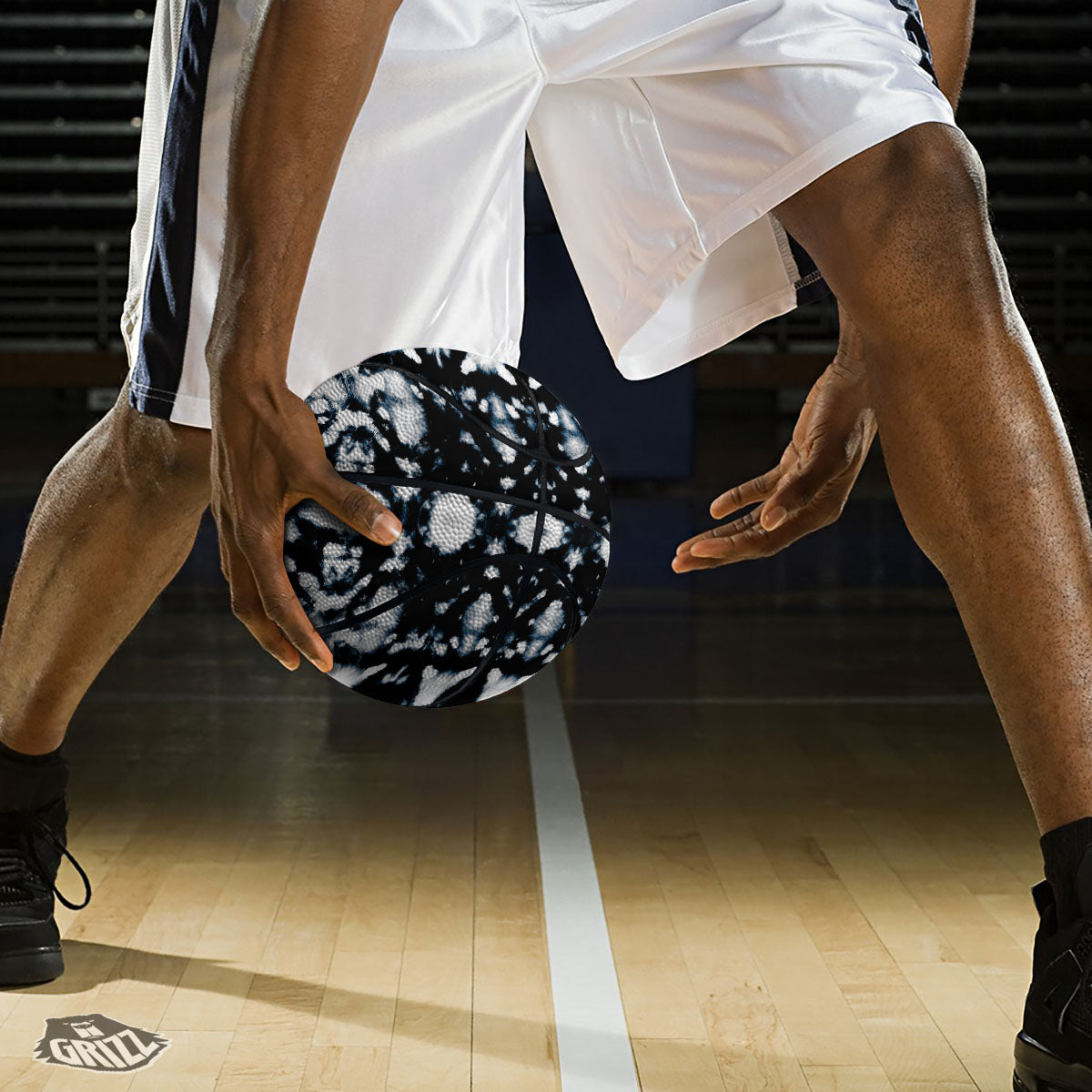 Tie Dye Black Backed Print Basketball