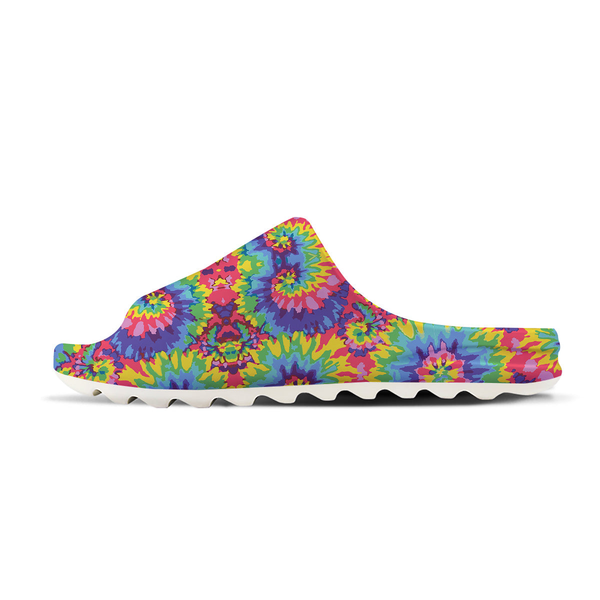 Tie Dye Colorful Abstract Print Pattern Sandals-grizzshop