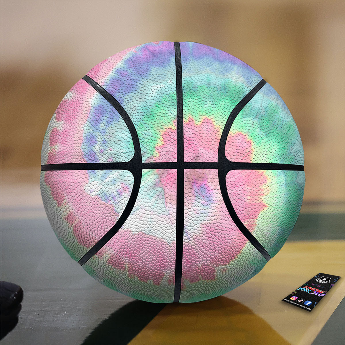 Tie Dye Pastel Print Basketball