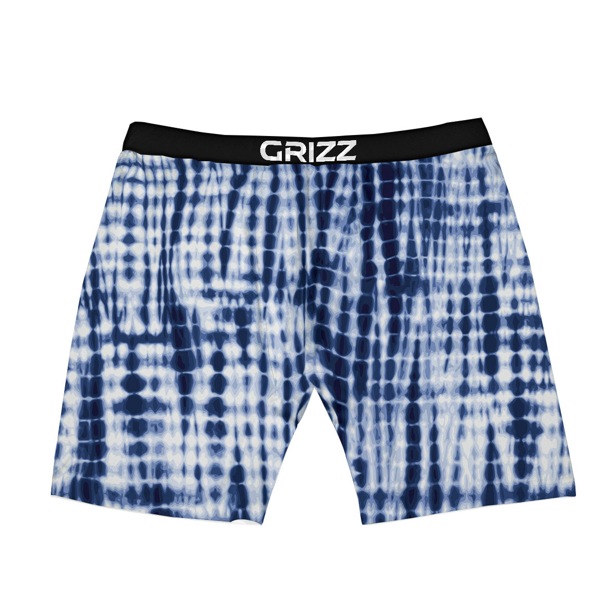 Tie Dye Shibori Blue Print Boxer Briefs