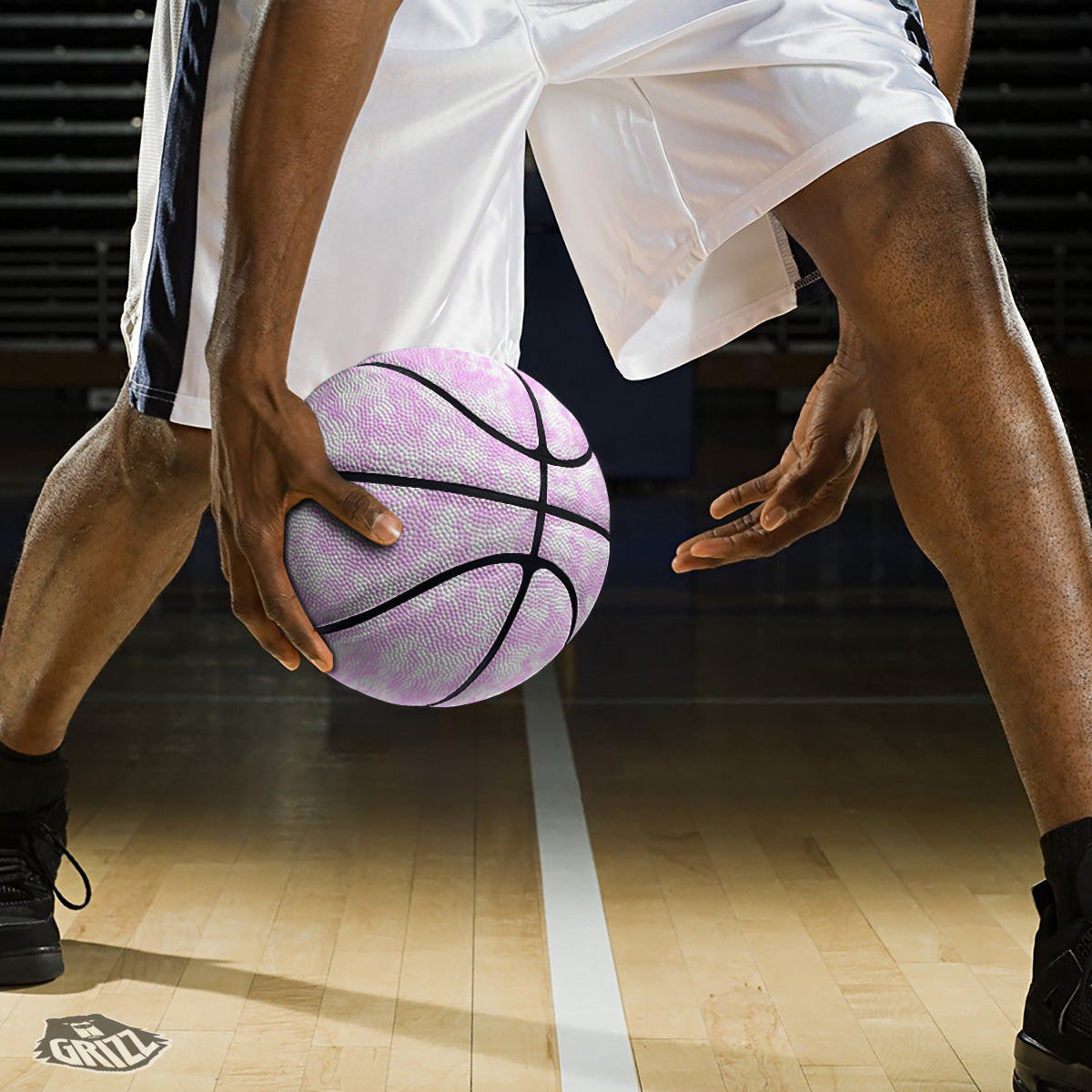 Tie Dye Shibori Pink Print Pattern Basketball