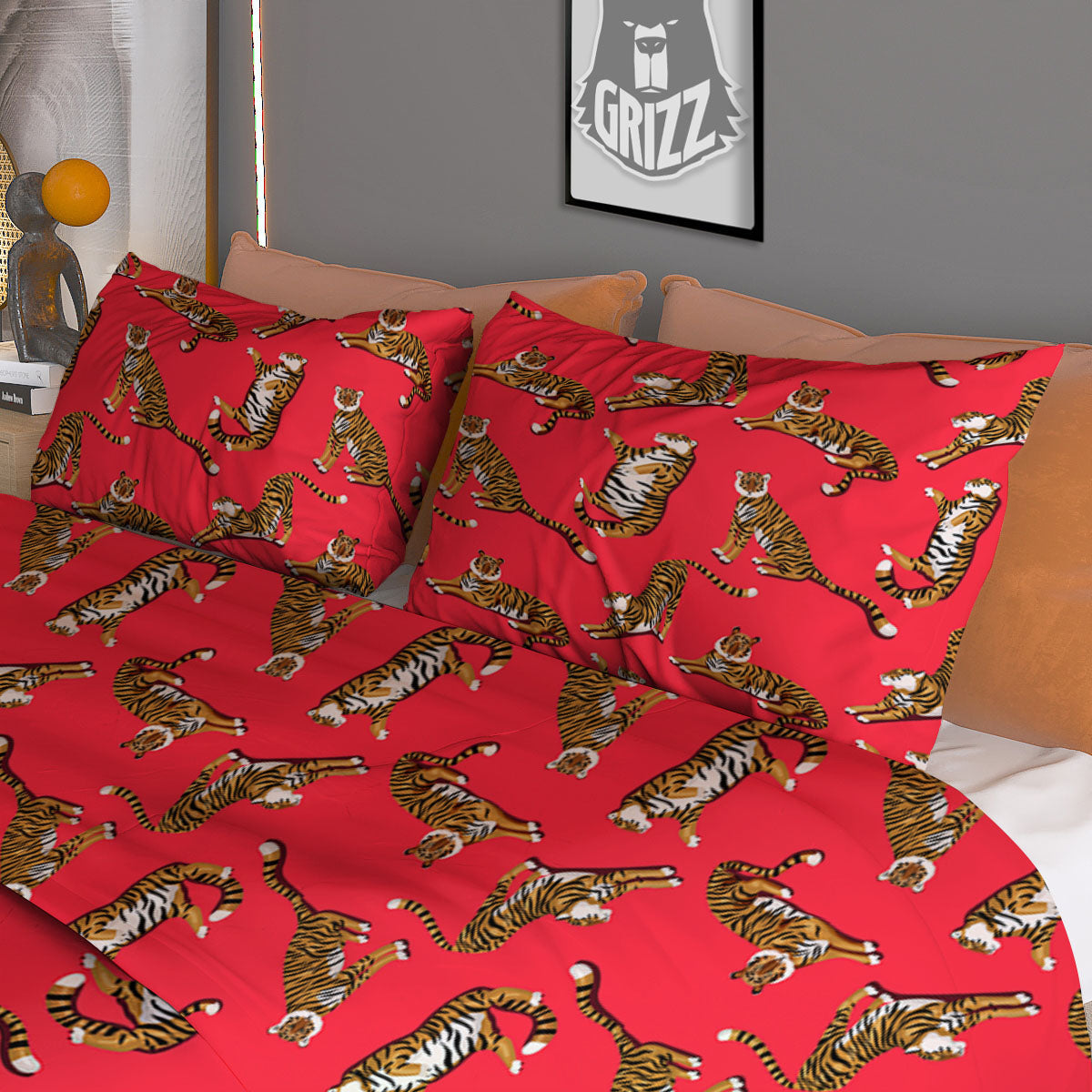 Texture French Fries Print Duvet Cover Bedding Set
