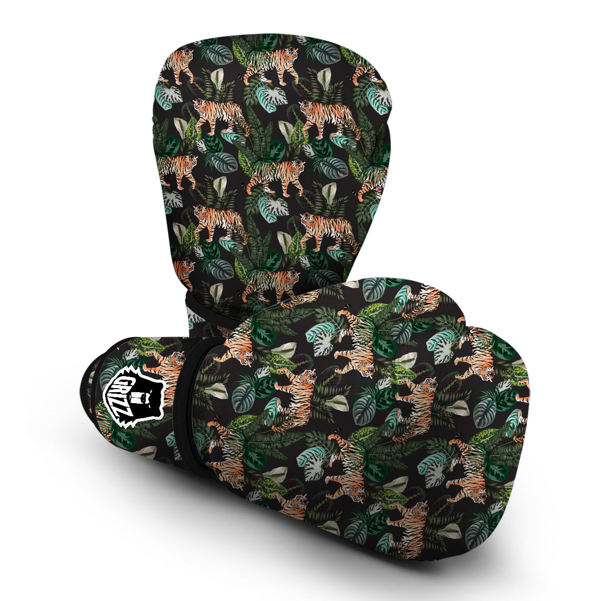 Tiger Exotic Tropical Boxing Gloves-grizzshop