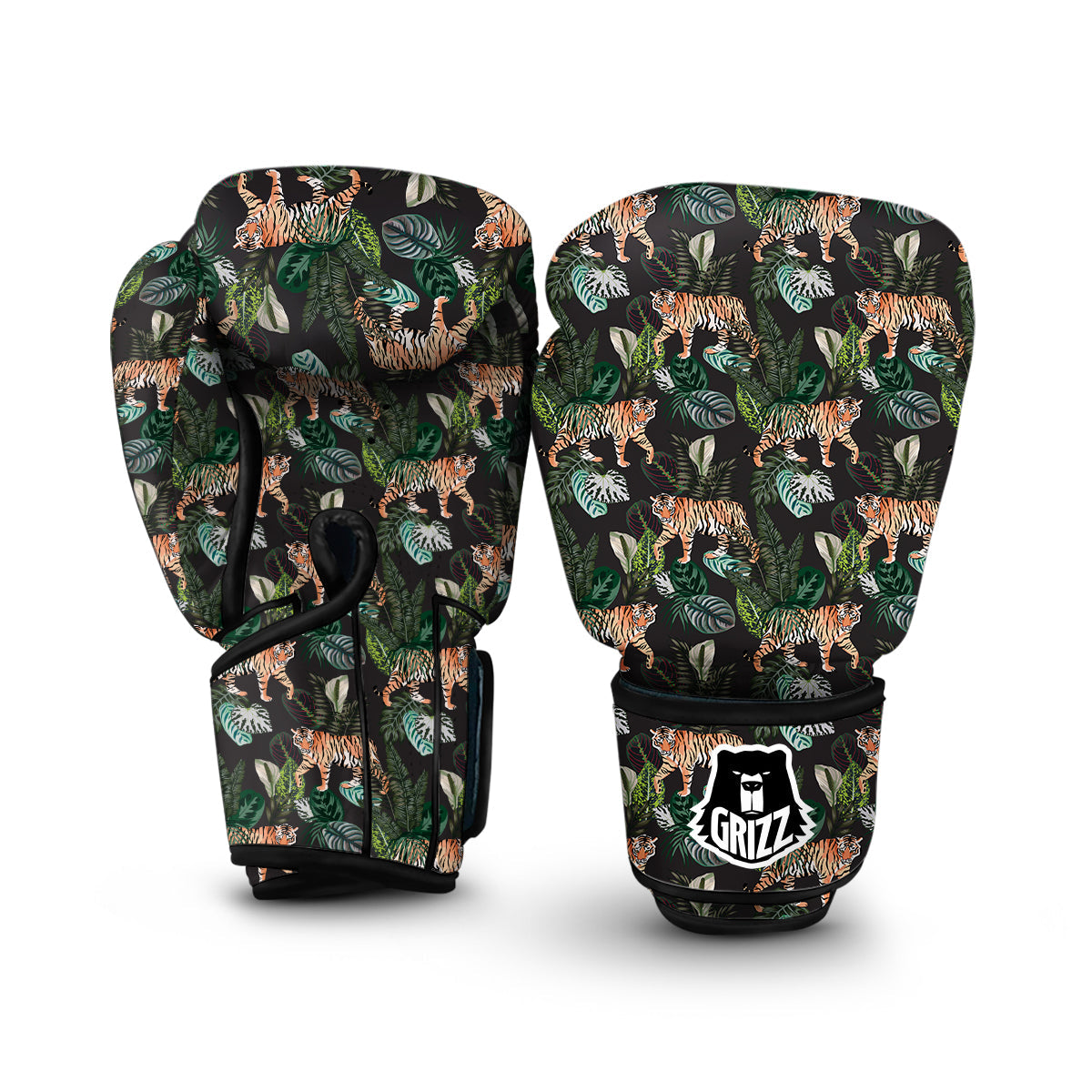 Tiger Exotic Tropical Boxing Gloves-grizzshop