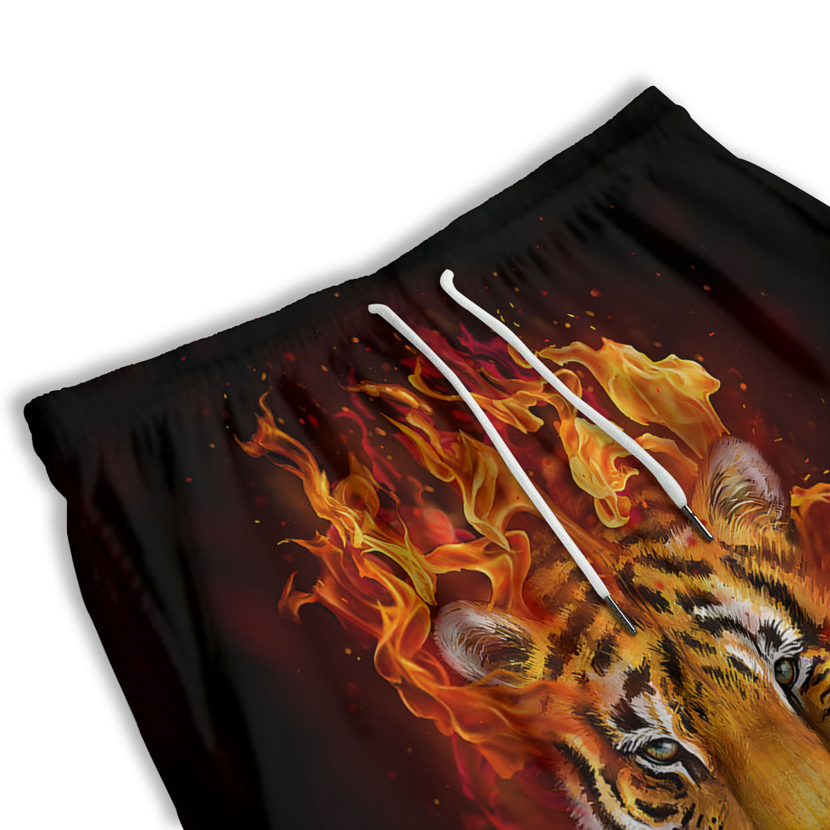 Tribal Maori Polynesian Tattoo Print Men's Athletic Shorts
