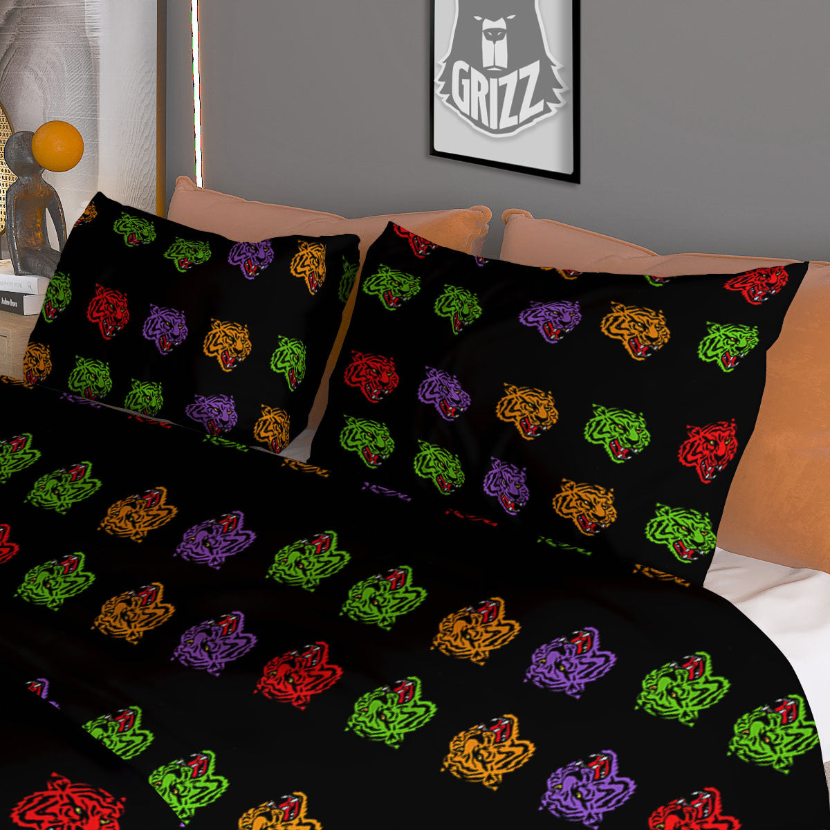 Texture Golf Ball Print Duvet Cover Bedding Set