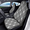 Tiger Head Striped Print Pattern Car Seat Covers-grizzshop