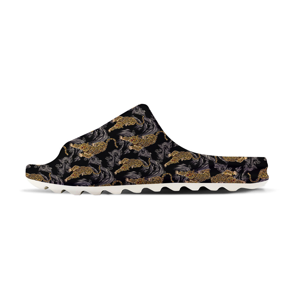 Tiger Japanese Print Pattern Sandals-grizzshop