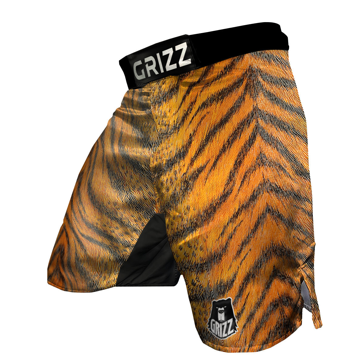 Tiger Skin Print MMA Shorts-grizzshop
