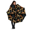 Tiger Watercolor Print Pattern Umbrella-grizzshop