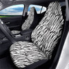 Tiger White And Black Print Pattern Car Seat Covers-grizzshop