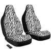 Tiger White And Black Print Pattern Car Seat Covers-grizzshop