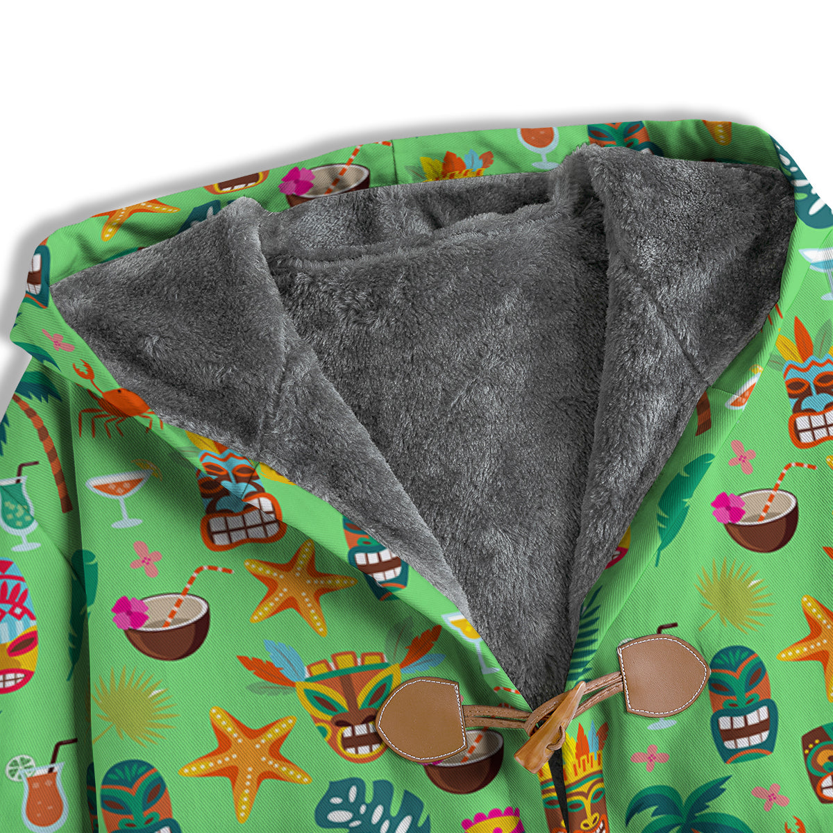 Tiki Colorful Print Pattern Men's Windbreaker Jacket-grizzshop