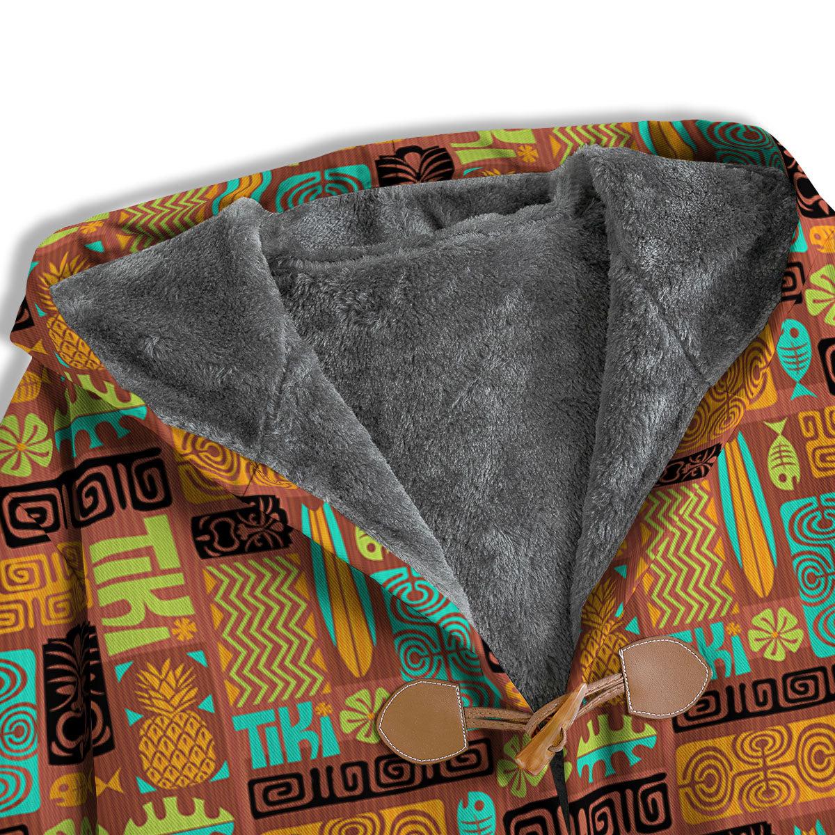 Tiki Ethnic Print Pattern Men's Windbreaker Jacket-grizzshop