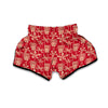 Tiki Hawaiian Pattern Print Muay Thai Boxing Shorts-grizzshop