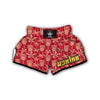 Tiki Hawaiian Pattern Print Muay Thai Boxing Shorts-grizzshop