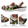 Tiki Hawaiian Print Clog-grizzshop