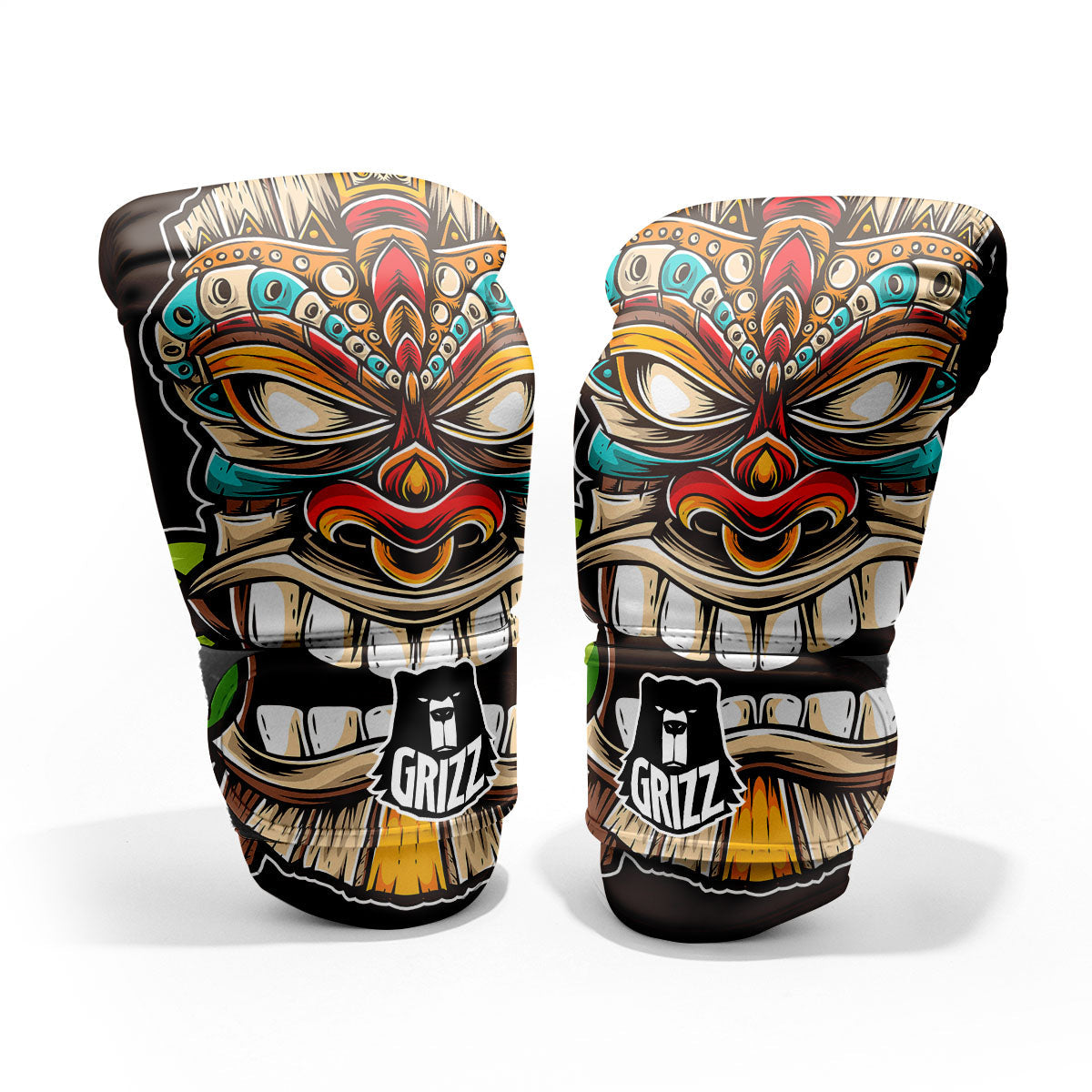 Tiki Hawaiian Print Pro Boxing Glove