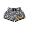 Tiki Pattern Print Muay Thai Boxing Shorts-grizzshop