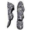 Tiki Pattern Print Muay Thai Shin Guards-grizzshop