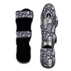 Tiki Pattern Print Muay Thai Shin Guards-grizzshop