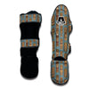 Tiki Print Pattern Muay Thai Shin Guards-grizzshop