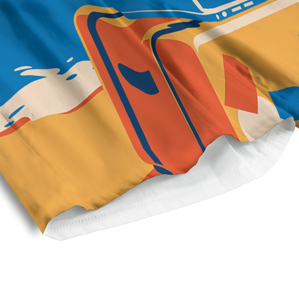 Time To Travel Summer Holiday Print Men's Athletic Shorts