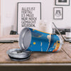 Time To Travel Summer Holiday Print Tumbler-grizzshop