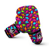 Toffee Candy Pattern Print Boxing Gloves-grizzshop