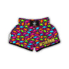 Toffee Candy Pattern Print Muay Thai Boxing Shorts-grizzshop