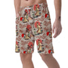 Tokyo Japanese Print Pattern Men's Shorts-grizzshop