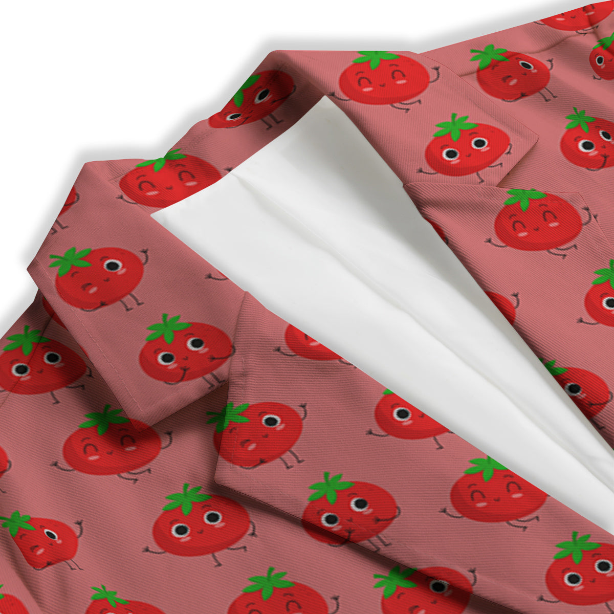 Tomato Cute Print Pattern Women's Blazer-grizzshop