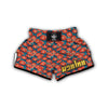 Tomato Exotic Red Print Pattern Muay Thai Boxing Shorts-grizzshop