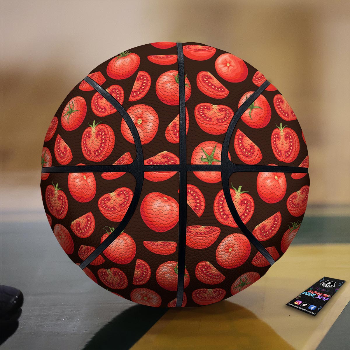Tomatoes Red Print Pattern Basketball-grizzshop