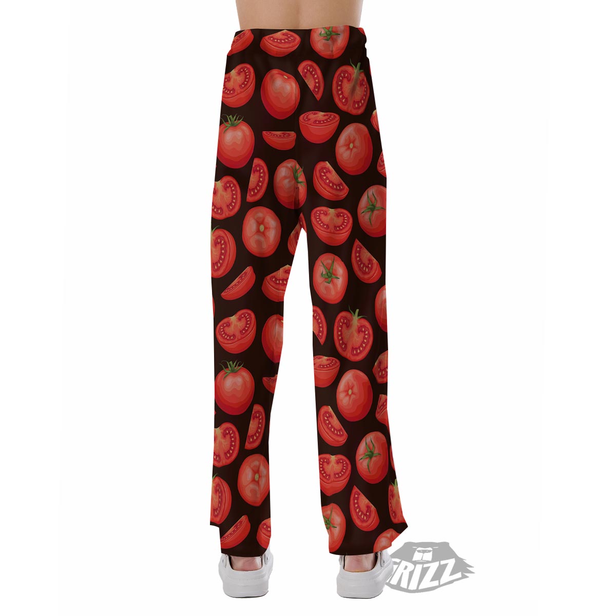 Tomatoes Red Print Pattern Pajama Pants-grizzshop