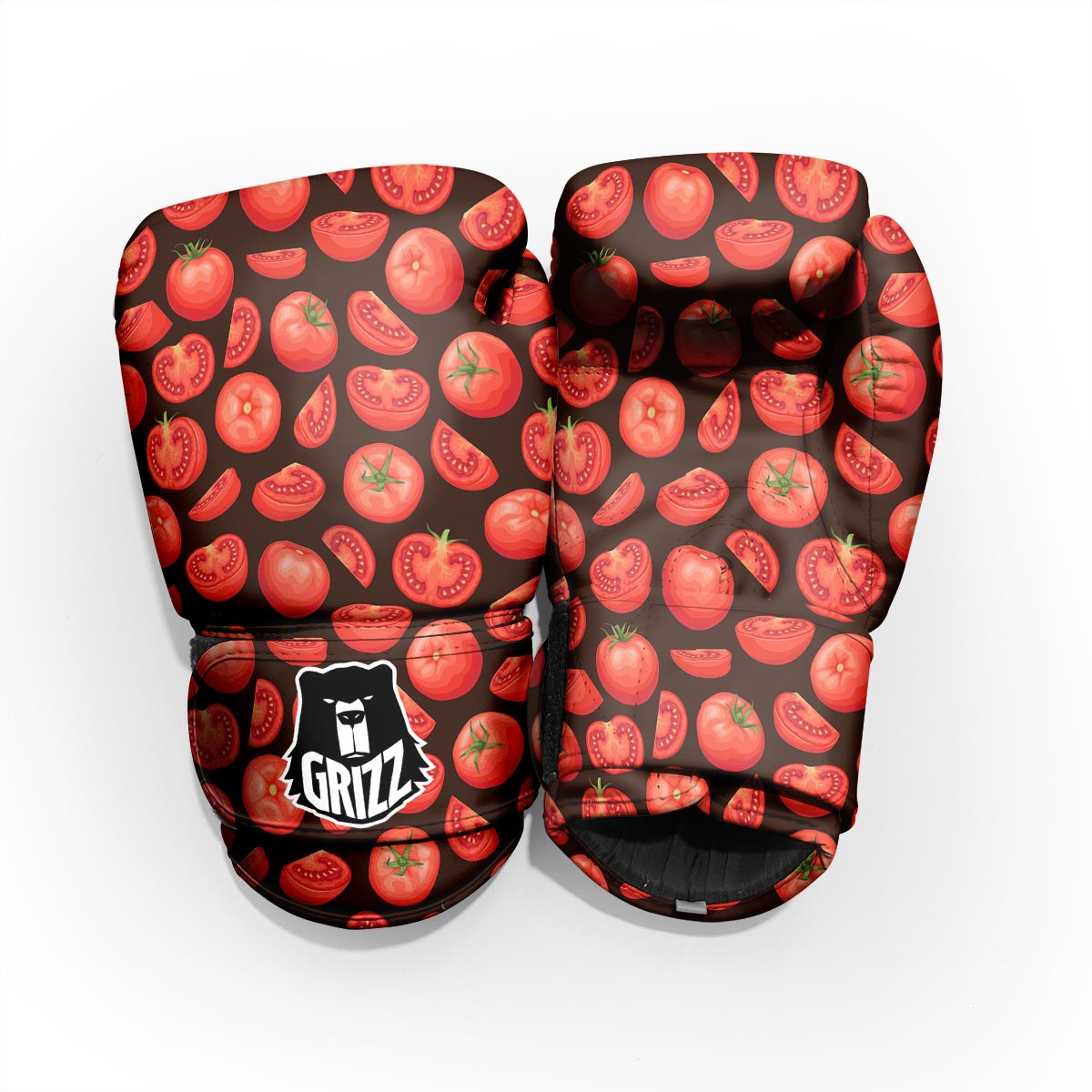 Tomatoes Red Print Pattern Sparring Gloves-grizzshop