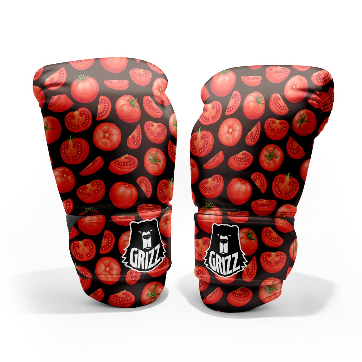 Tomatoes Red Print Pattern Sparring Gloves-grizzshop