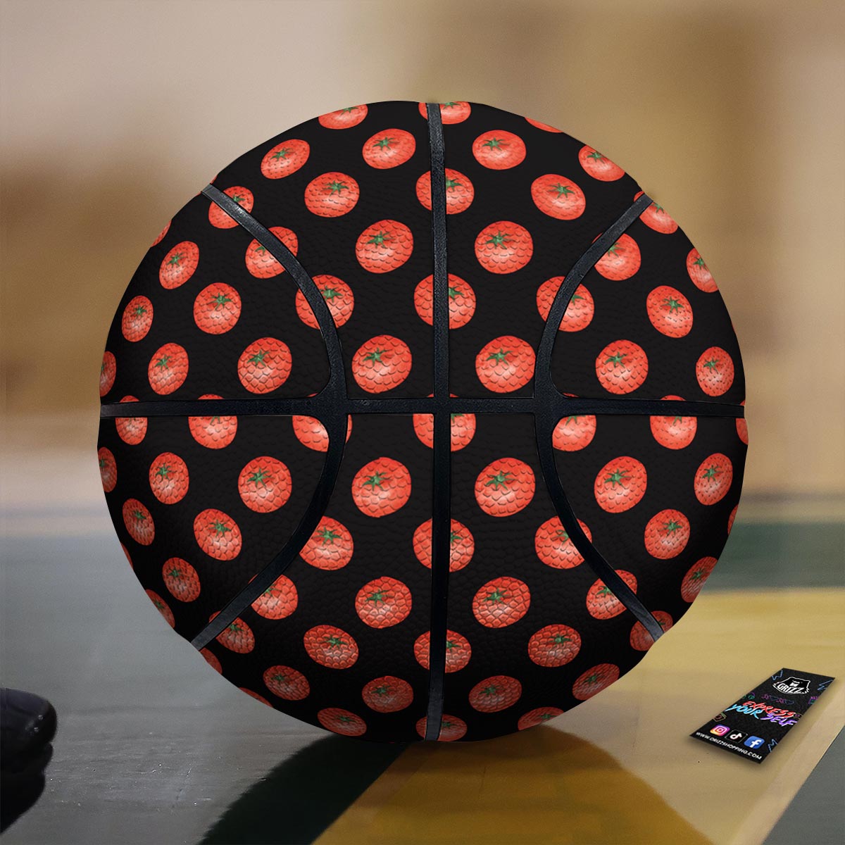 Tomatoes Red Ripe Print Pattern Basketball-grizzshop