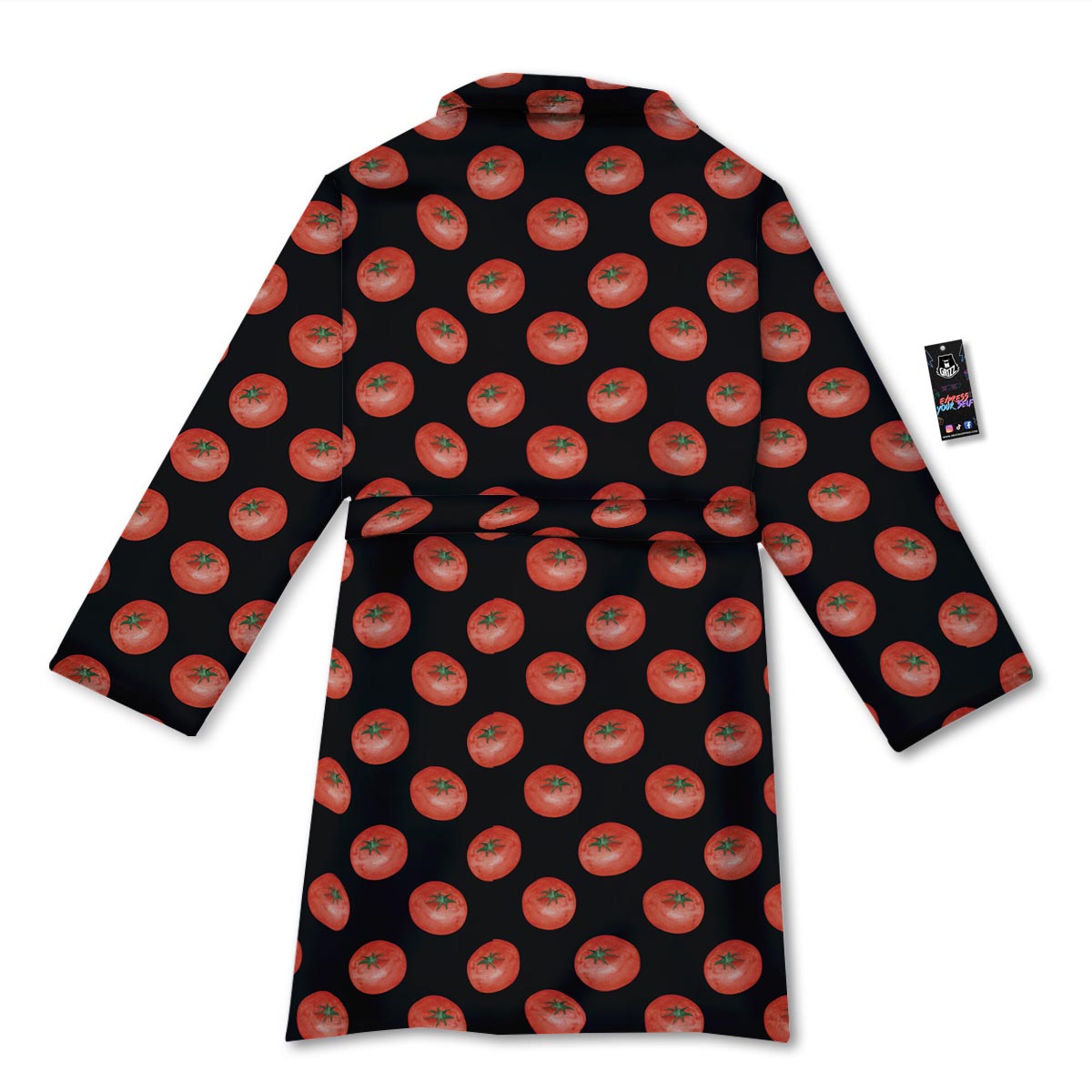 Tomatoes Red Ripe Print Pattern Bathrobe-grizzshop