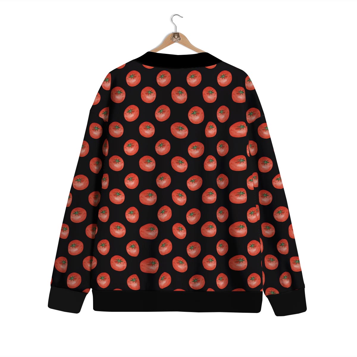 Tomatoes Red Ripe Print Pattern Cardigan-grizzshop