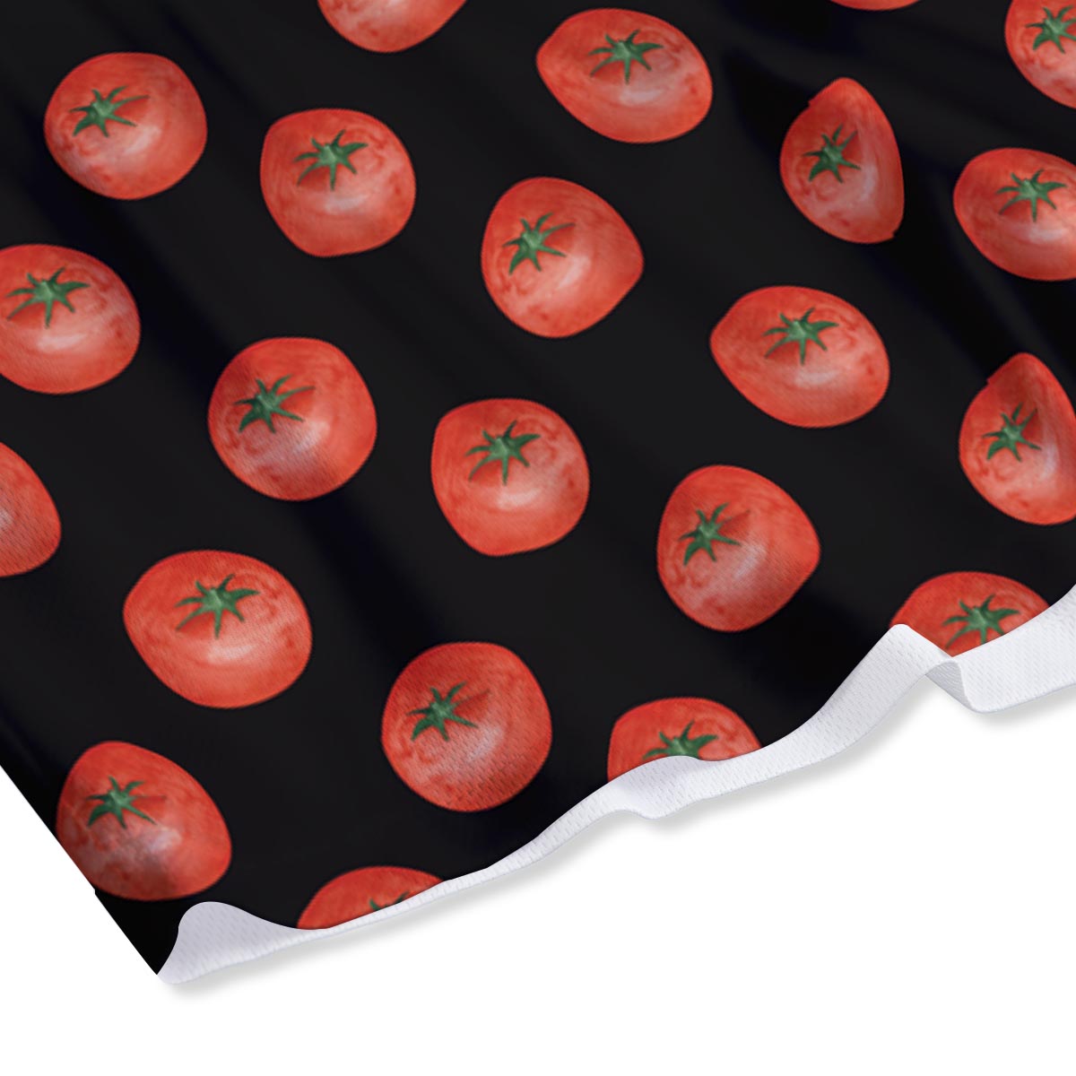 Tomatoes Red Ripe Print Pattern Mesh Shorts-grizzshop