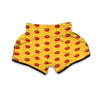 Tomatoes Yellow Print Pattern Muay Thai Boxing Shorts-grizzshop