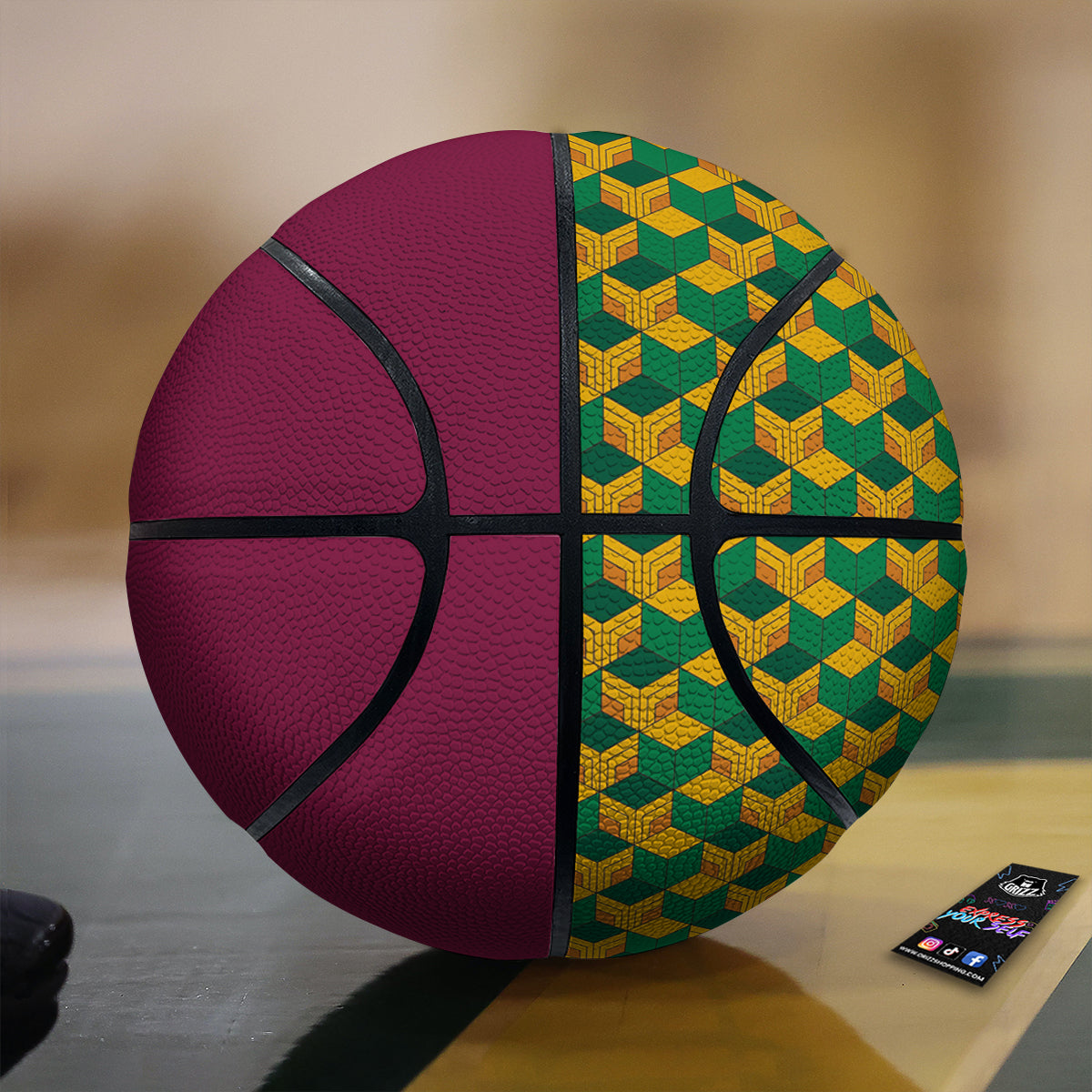 Tomioka Print Pattern Basketball-grizzshop
