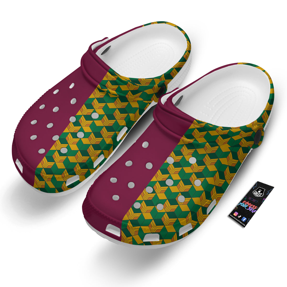 Tomioka Print Pattern Clog-grizzshop