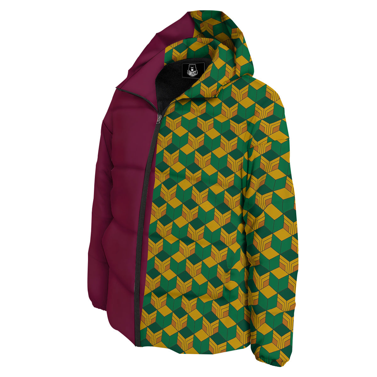 Tomioka Print Pattern Down Jacket-grizzshop