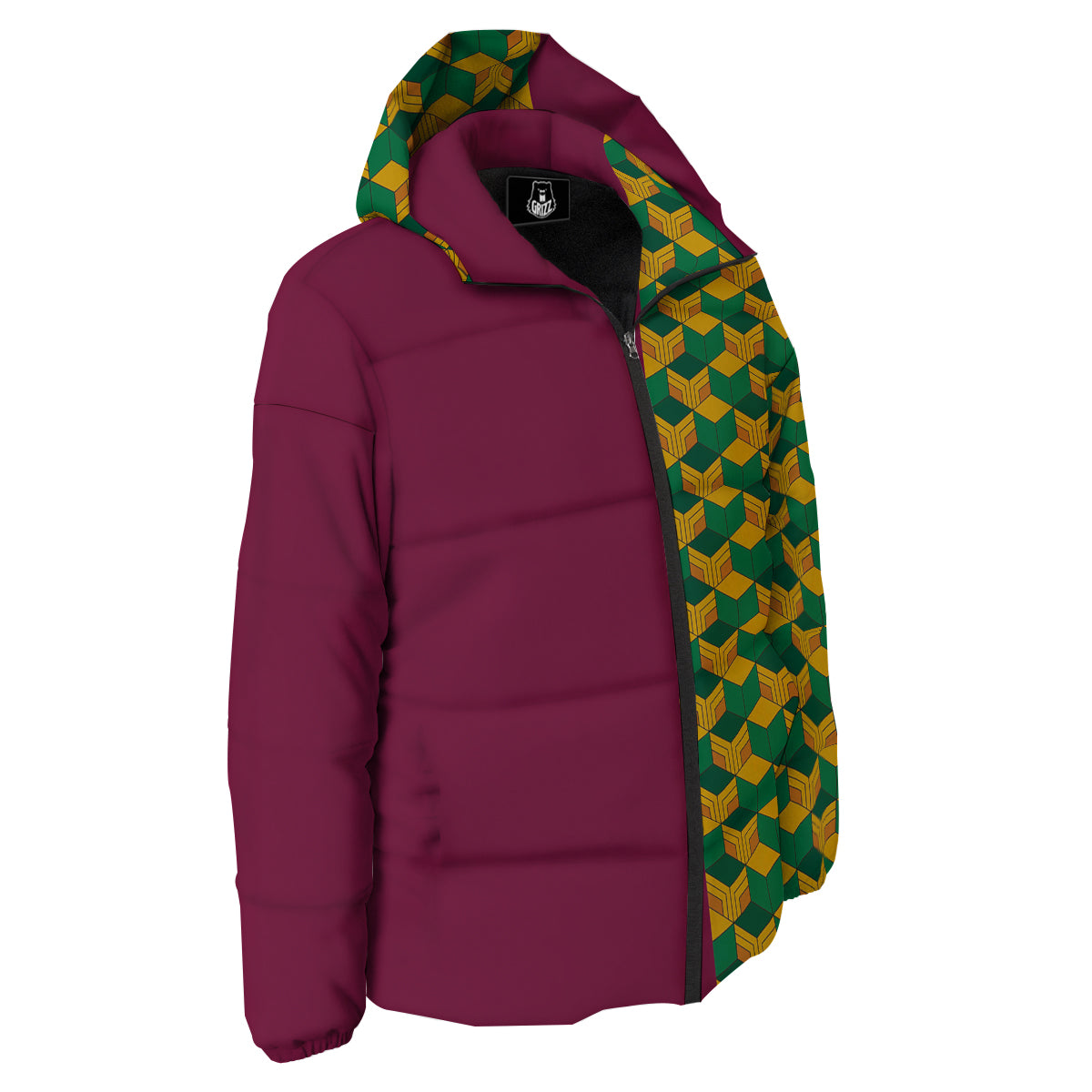Tomioka Print Pattern Down Jacket-grizzshop