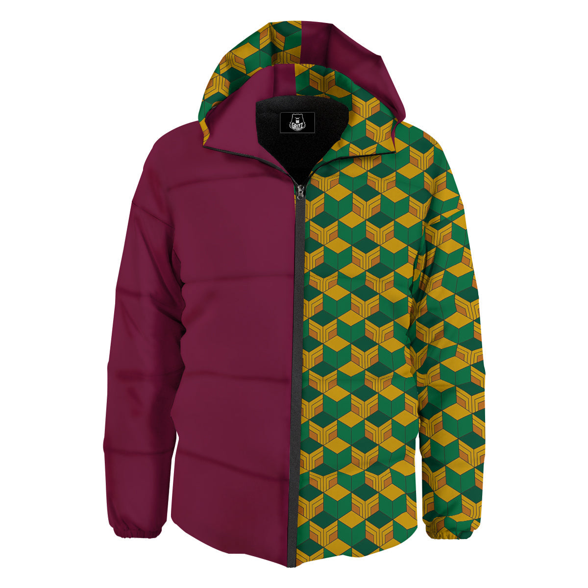 Tomioka Print Pattern Down Jacket-grizzshop