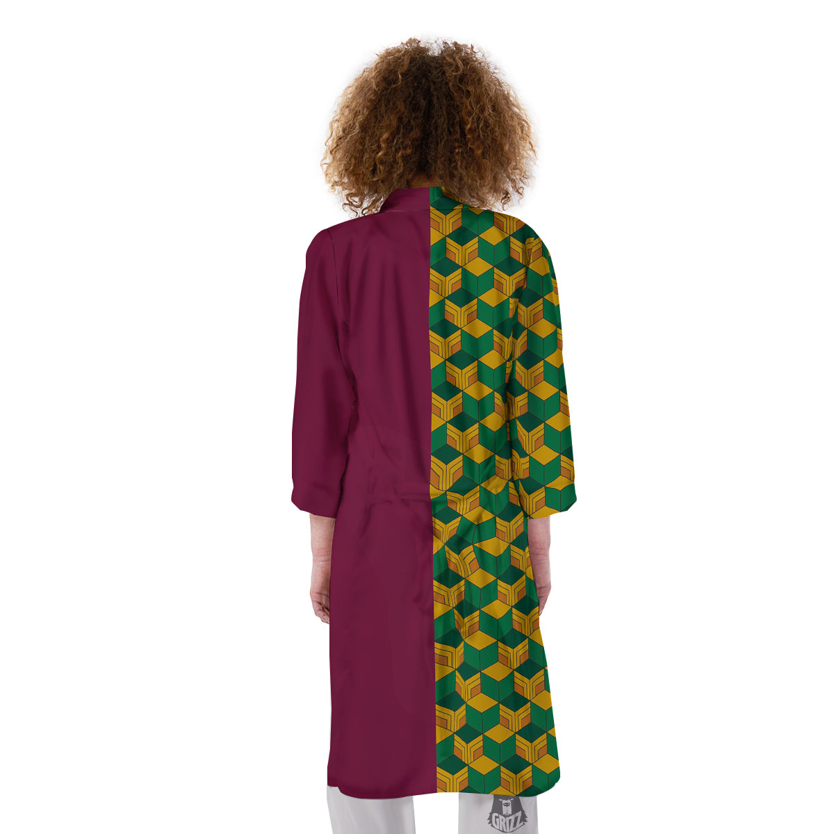 Tomioka Print Pattern Kimono-grizzshop