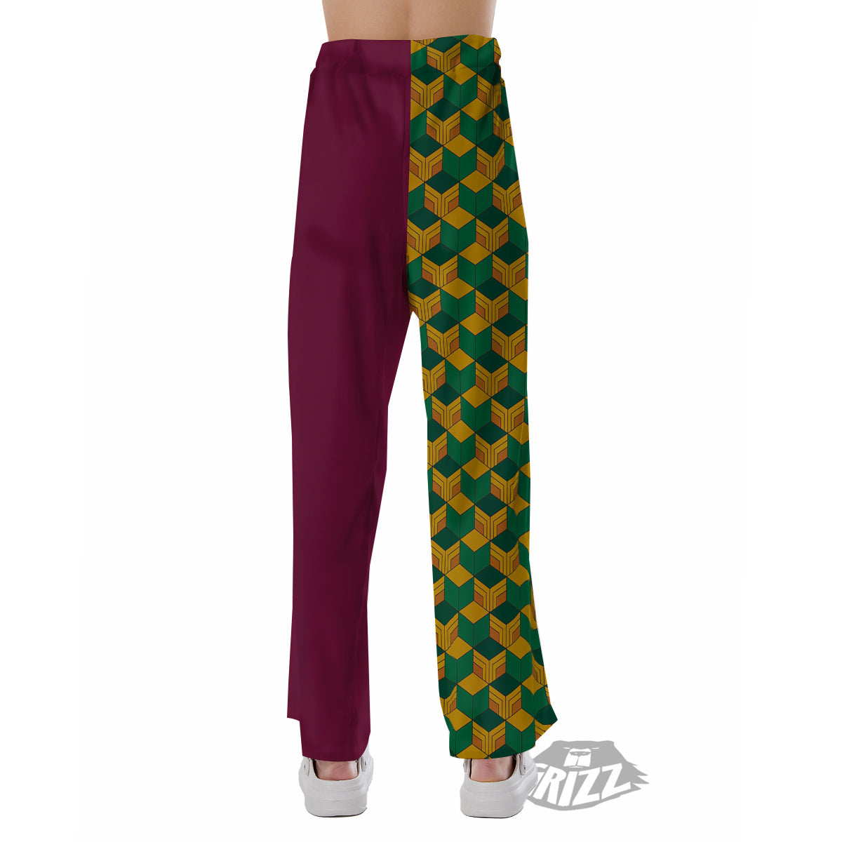 Tomioka Print Pattern Pajama Pants-grizzshop