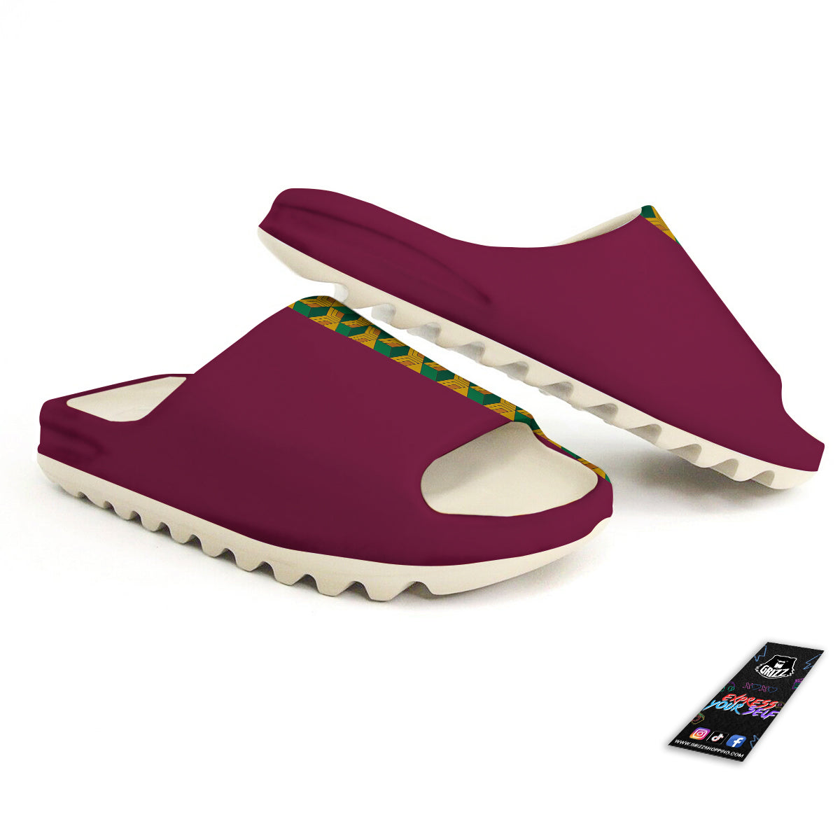 Tomioka Print Pattern Sandals-grizzshop